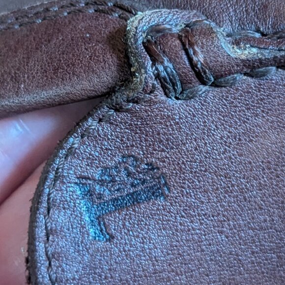 TOD'S Italian Leather Loafers 6.5 Brown Leather Driving Moc - Picture 5 of 10